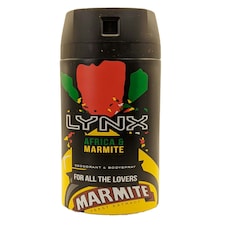 Lynx Africa and Marmite Deodorant and Bodyspray 150ml for All the Lovers
