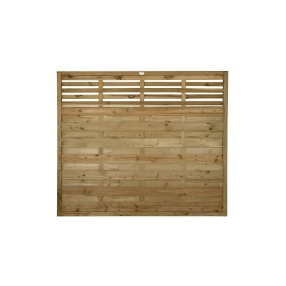 Pack of 5 (Total 5 Unit) Pressure Treated Decorative Fence Panel - 6ft x 6ft (1.8m x 1.8m)