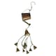 image 1 of Watering Can Wind Chime Bell Hanging Garden Yard Ornament Decoration Metal