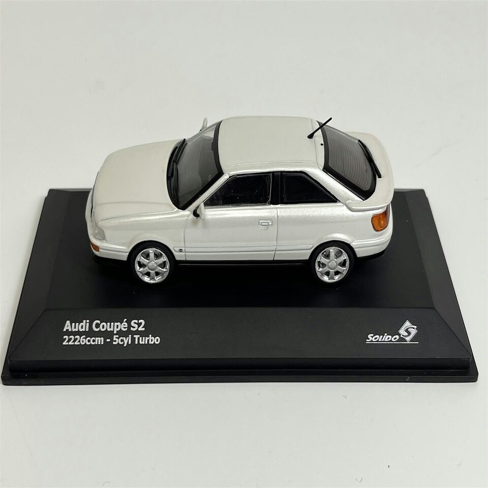 image 1 of 1992 Audi Coupe S2 2226ccm 5cyl Turbo White 1:43 Scale Solido 4312202