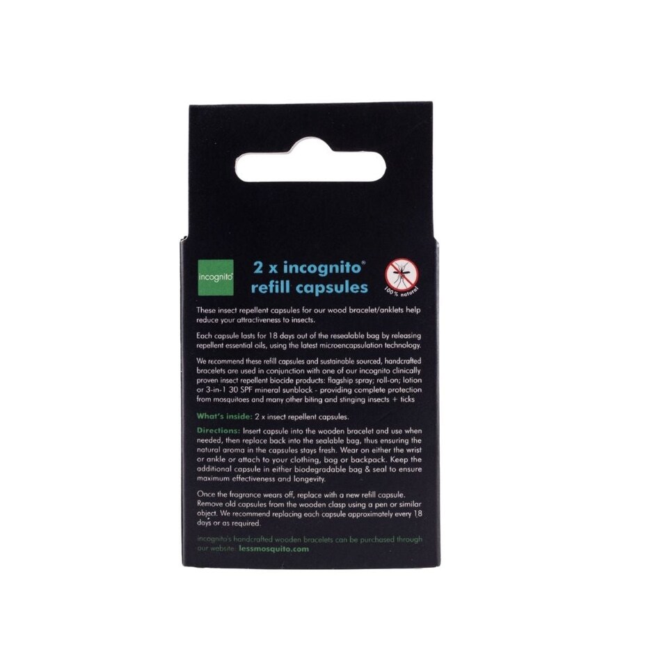 image 1 of Refill Capsule pack for insect repellent bracelet