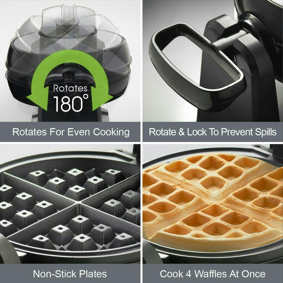 image 1 of Quest Rotating Waffle Maker