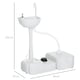 image 5 of Outsunny 24L Portable Portable Hand wash Sink Washing Basin Water Tank