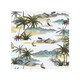 image 1 of Palm Trees Splash Back | White