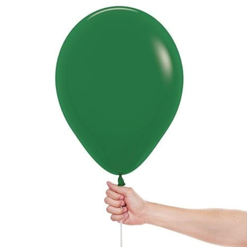image 1 of Fashion Solid Forest Green Sempertex Biodegradable Latex Balloons 30cm / 12 in - Pack of 50