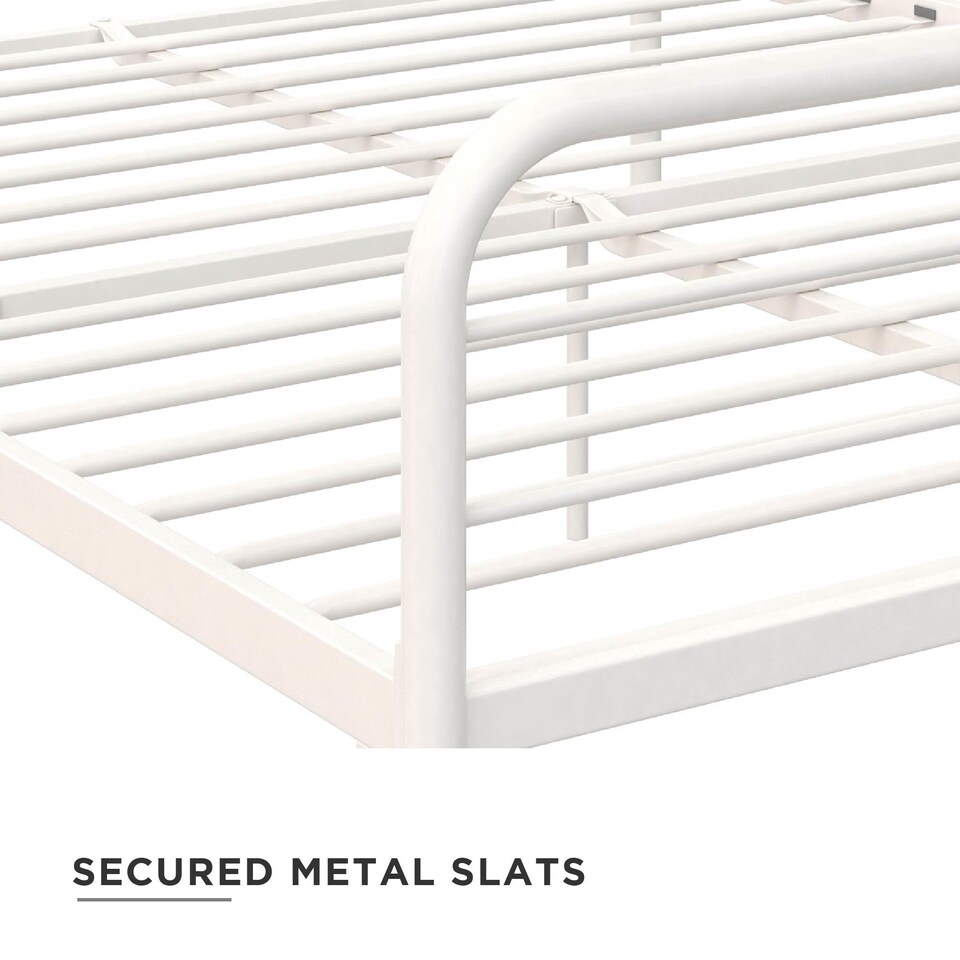 image 1 of Millie Metal Bed White, King Size