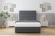 image 1 of Sloomy Monaco Armour Coniston Divan Bed With Mattress 2 Drawers Footend With 54" Floor Standing Headboard & 12" Matching Footboard 4' Small Double | Grey | Armour | Small Double | 1