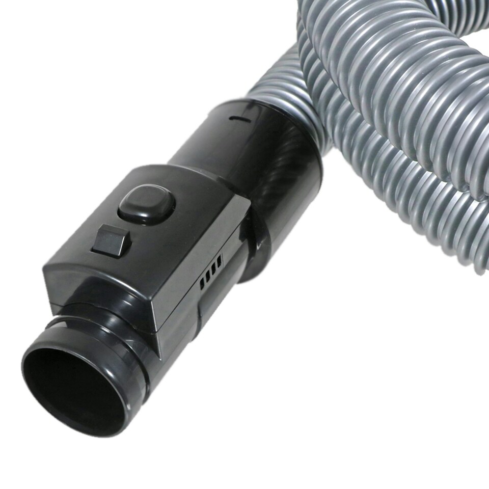 image 1 of SPARES2GO Hose for Morphy Richards 980563 980571 Bagless Cylinder Vacuum Cleaner (2m) Grey