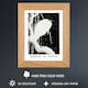 image 2 of Ohara Koson Heron In Snow Art Oak Wood Framed Wall Print | Black
