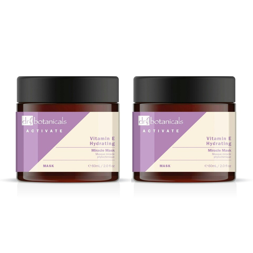 image 1 of Dr Botanicals Activate Phytochemical Miracle Mask 60ml Twin Value Savings Pack