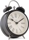 image 5 of Acctim Shefford Faux Bell Analogue Alarm Clock | Black | Black