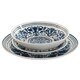 image 1 of Tableware Home ESPRIT Blue White Porcelain Arab 27 x 27 x 2 cm 18 Pieces