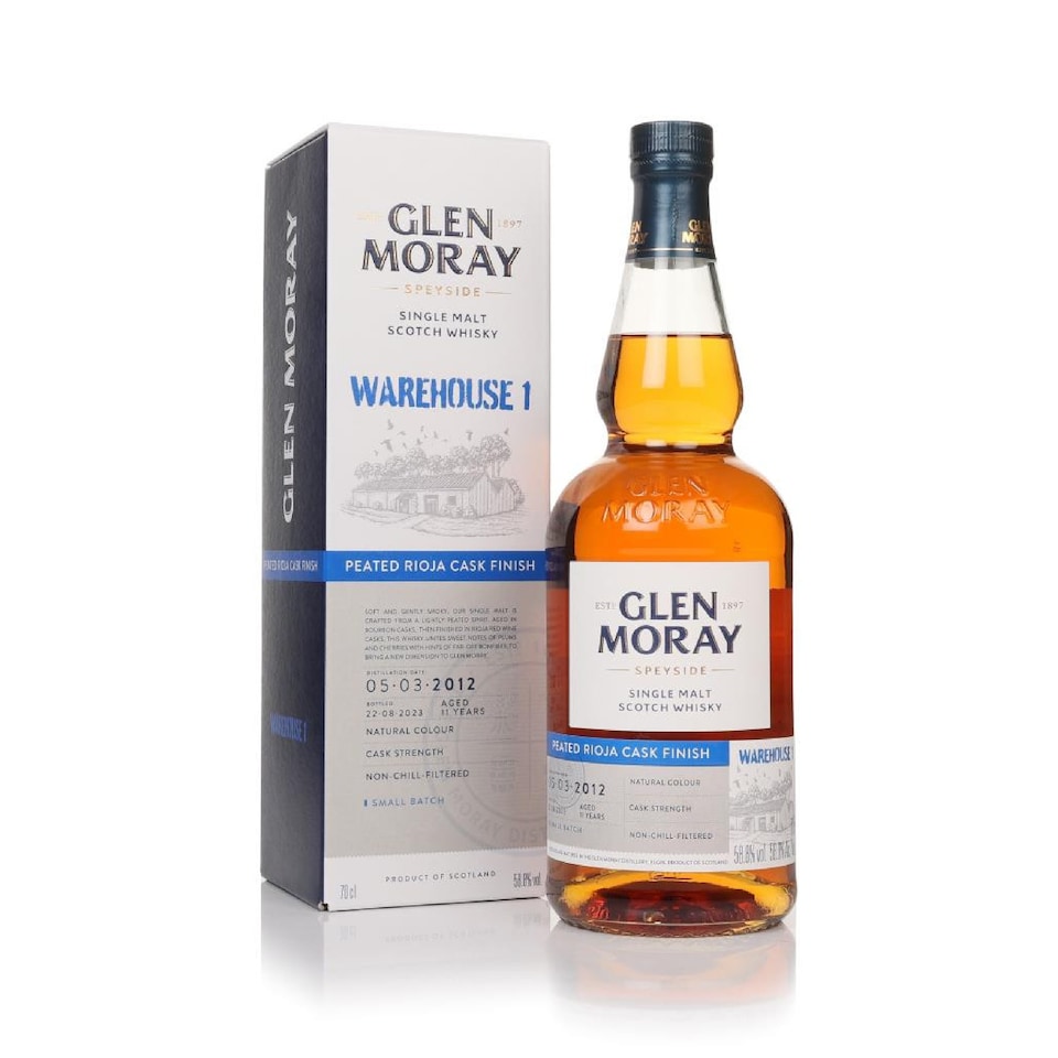 image 1 of Glen Moray 11 Year Old 2012 Peated Rioja Finish - Warehouse 1 | Clear | 1