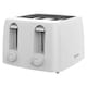 image 1 of Igenix 4 Slice Toaster, 1300W Power, 100 x 100mm Toasting Slots, 6 Variable Browning Levels, Integrated Browning Control Dial with Cancel Function, Removable Crumb Tray, Cord Storage, White