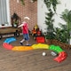 image 2 of ZONEKIZ Kids Balance Beam, 6 Pieces Stepping Stones, for Obstacle Course