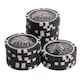 image 4 of Traditional 13.5G Poker Chips - Pack of 25 - Various Denominations | Black