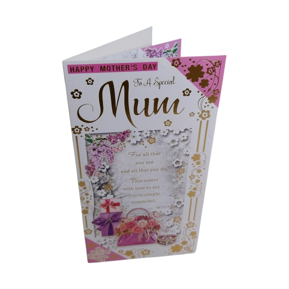 image 1 of To A Special Mum Sentimental Verse Mother's Day Card