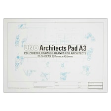 Uno Architects Blanks A3 25 Sheets