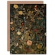image 1 of Audubon Style Birds Blooming Spring Flower Field Nature Greeting Card