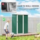 image 5 of Outsunny Outdoor Storage Shed Steel Garden Shed w/ Lockable Door Green