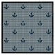 image 2 of Anchors on rope pattern (Picutre Frame) Grey | XS