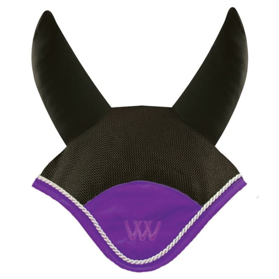 image 1 of Woof Wear Fly Veil Black | Size: Large
Colour: Black/Ultra Violet