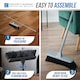 image 3 of Soft Indoor Silver Broom Sweeping Brush With Strong Handle Kitchen Brush