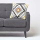 image 3 of Homescapes Agra Handwoven Kilim Cushion with Feather Filling - 45 x 45 cm Multi