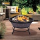 image 6 of Cordoba Large Garden Fire Pit Portable for Picnic BBQ Patio Party Copper Firepit