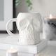 image 3 of Something Different Dark Matter Skull Halloween Mug - White - One Size