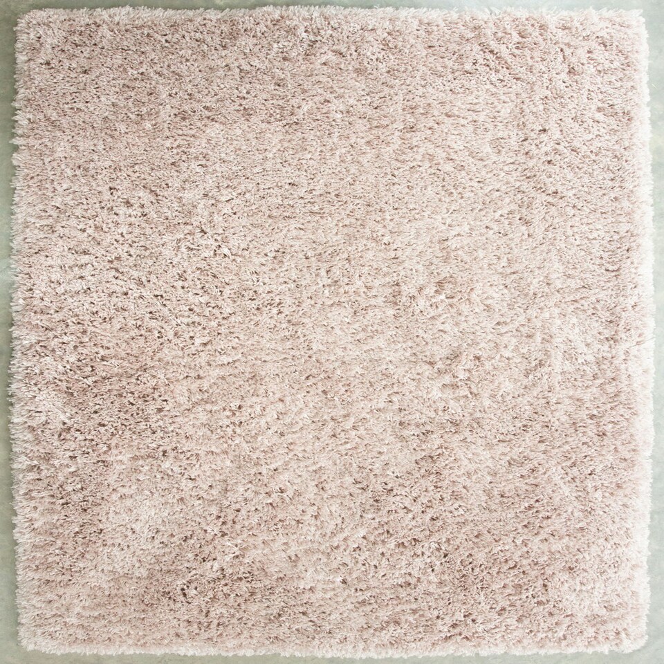 image 1 of KUKOON Blush Pink Deep Pile Shaggy Living Room Area Rug 240cm x 330cm
