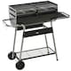 image 1 of Outsunny Charcoal BBQ Grill with Double Grill, Table, Storage Shelf and Wheels