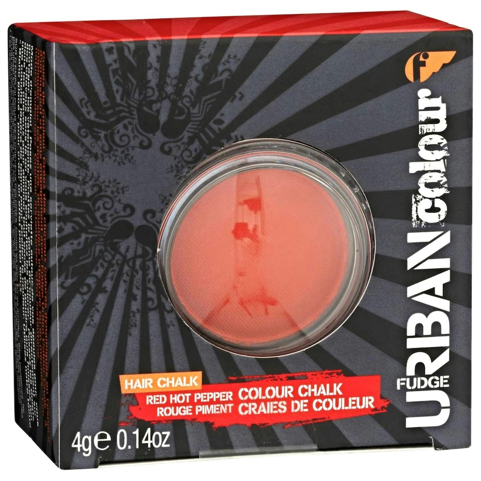image 1 of Fudge Urban Colour Hair Chalk Vibrant Red Hot Pepper Temporary Pastel Shades 4G