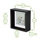 image 4 of Nicola Spring 6 x 6" Deep Photo Frames - Black/White Mount - 3D Deep Box Picture Frame Display Case (16 x 16cm) x5