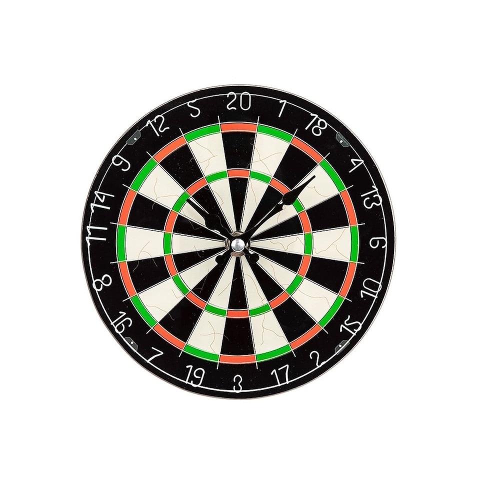Joe Davies Dart Board Glass Face Clock