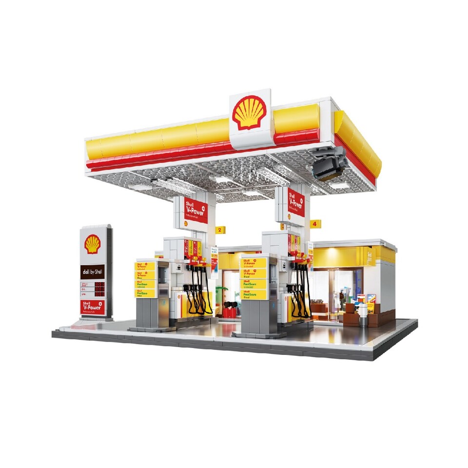 image 1 of CaDa Shell Retail Station With USB Lighting 1309 Pieces