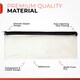 image 2 of Pack of 48 Janrax 13x5" Blue Zip Clear Exam Pencil Case