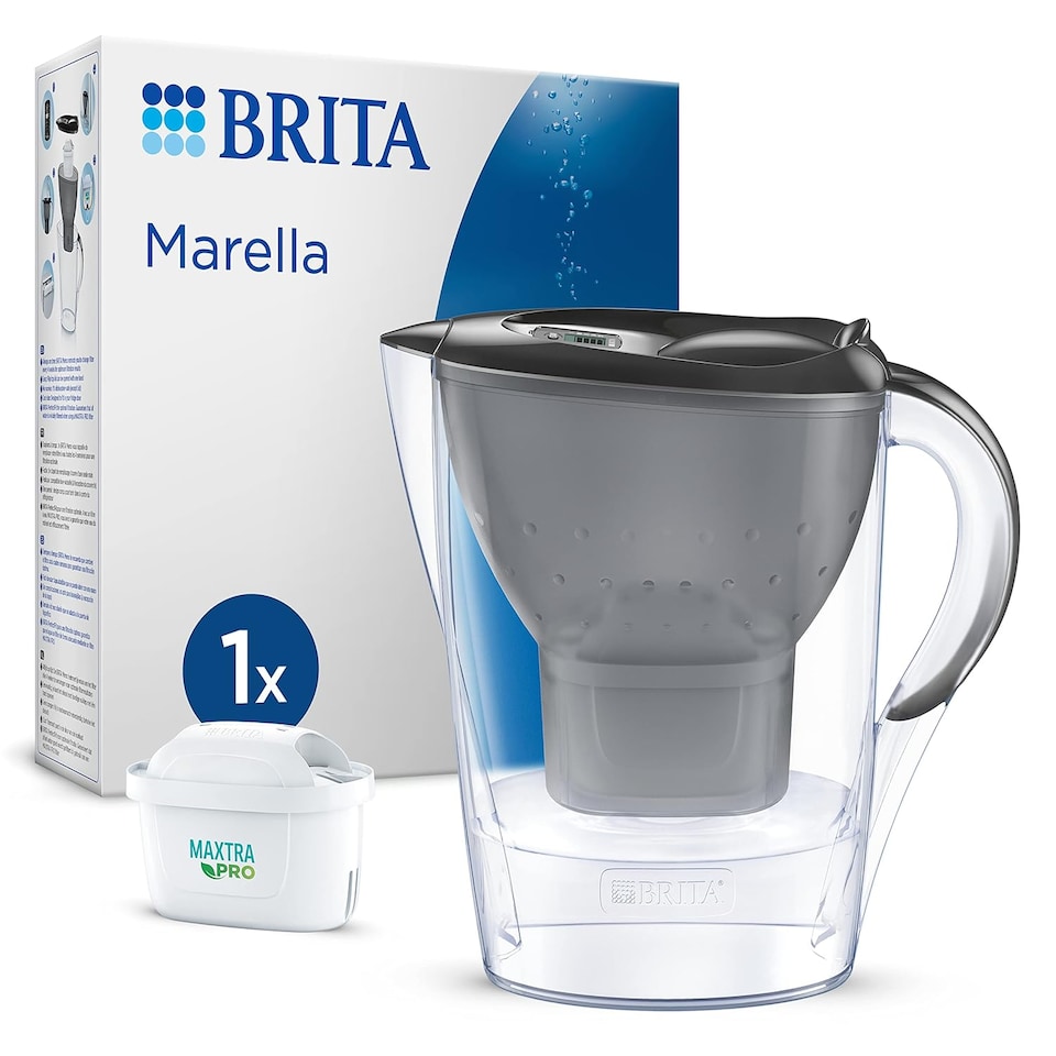 image 1 of BRITA Marella Water Filter Jug Graphite (2.4L) incl. 1x MAXTRA PRO Pure Performance Cartridge