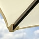 image 7 of Outsunny Garden Gazebo Awning Tent Marquee Water Resistant Steel Cream 3mx3m