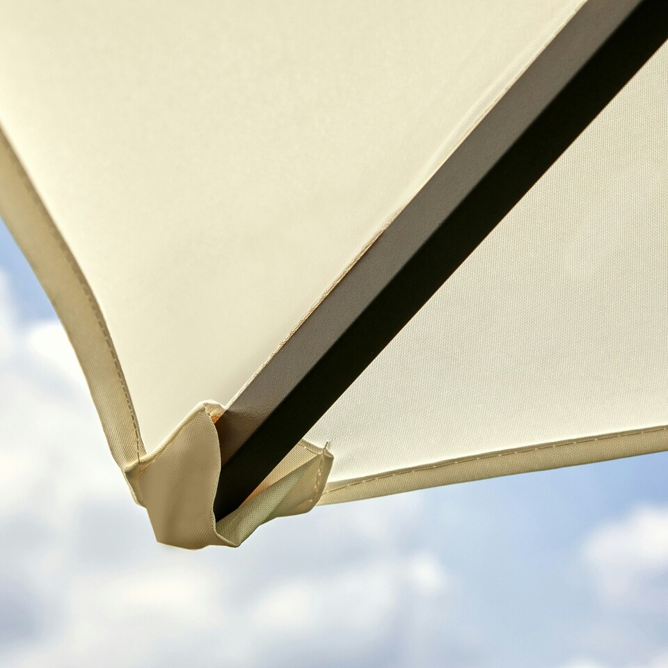 image 1 of Outsunny Garden Gazebo Awning Tent Marquee Water Resistant Steel Cream 3mx3m