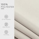 image 4 of Outsunny Replacement Canopy for 3 x 2.5 m Awning (Fabric Only) Cream | Cream
