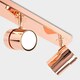 image 1 of ValueLights Modern 4 Way Polished Copper Effect Straight Bar Ceiling Spotlight | Copper