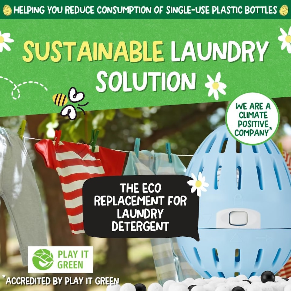 image 1 of Ecoegg Laundry Egg / Fresh Linen / 70 washes