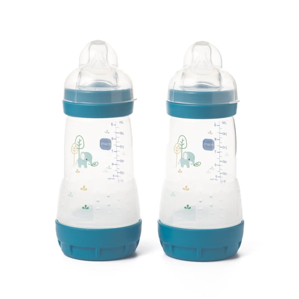 image 1 of MAM Easy Start Anti Colic Bottle Blue 260ml 2Pk