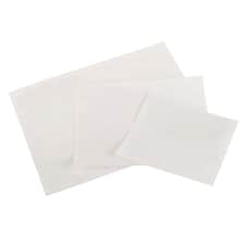 500 x A7 Plain (100 x 112mm) Document Enclosed Wallets Clear | C7