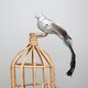 image 3 of Large Decorative Silver Paradise Bird With Clip - 35cm