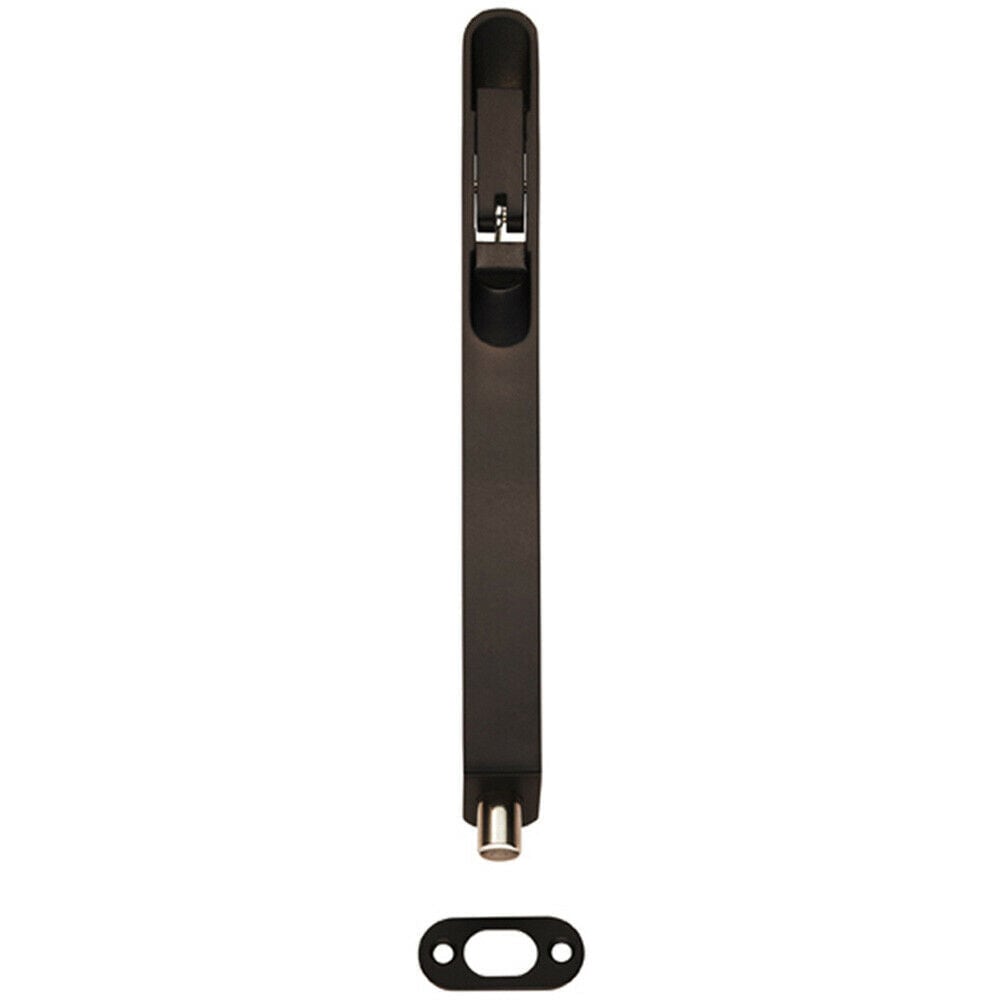 Loops 8 Inch Lever Action Flush Bolt Radius Forend 204 x 20mm Matt Black