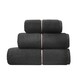 image 4 of Bianca Zero Twist Satin Stitch Cotton Hand Towel | Black | Hand towel