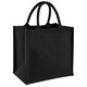 image 1 of Westford Mill Jute Mini Tote Shopping Bag (14 Litres) - Black - One Size