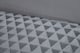 image 2 of Diamond Cut Teddy Polyester Fleece Duvet Cover Set with Pillowcase | Silver | Single